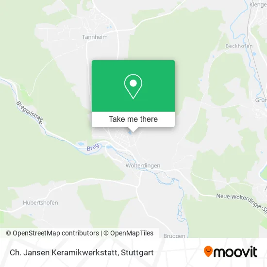Карта Ch. Jansen Keramikwerkstatt