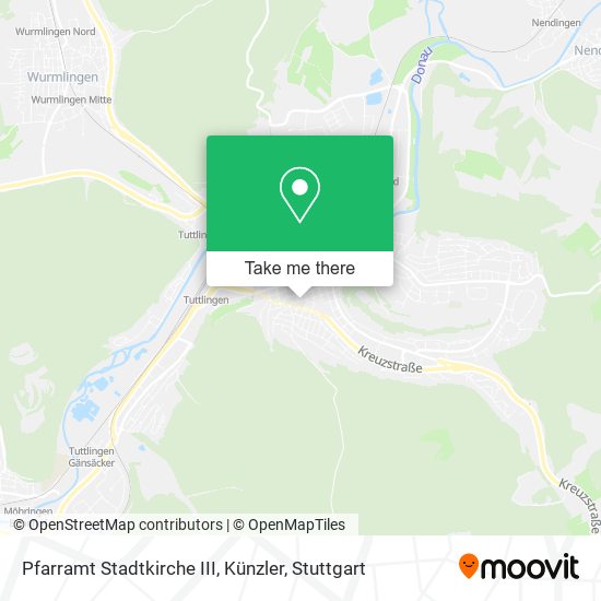 Pfarramt Stadtkirche III, Künzler map