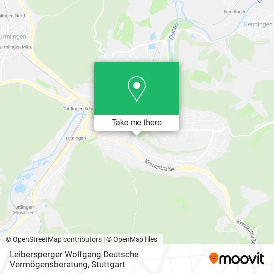Карта Leibersperger Wolfgang Deutsche Vermögensberatung