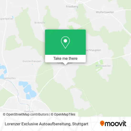 Карта Lorenzer Exclusive Autoaufbereitung