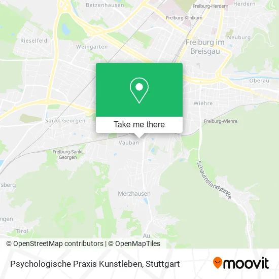 Карта Psychologische Praxis Kunstleben
