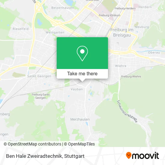 Карта Ben Hale Zweiradtechnik