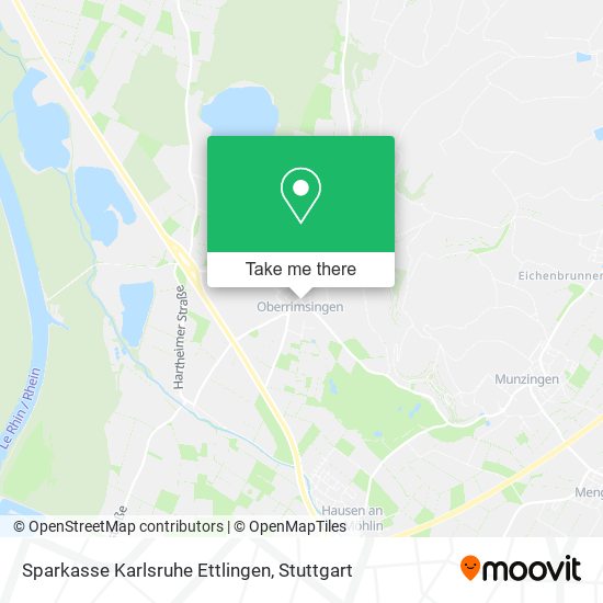 Sparkasse Karlsruhe Ettlingen map