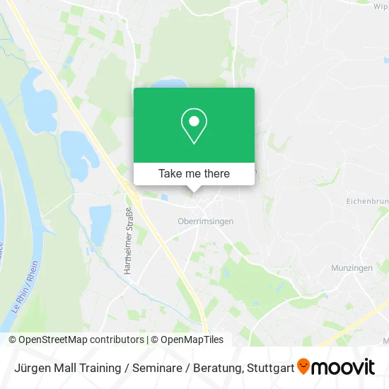 Карта Jürgen Mall Training / Seminare / Beratung