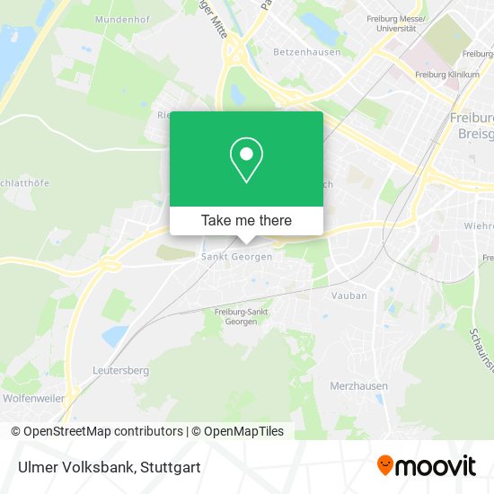 Ulmer Volksbank map