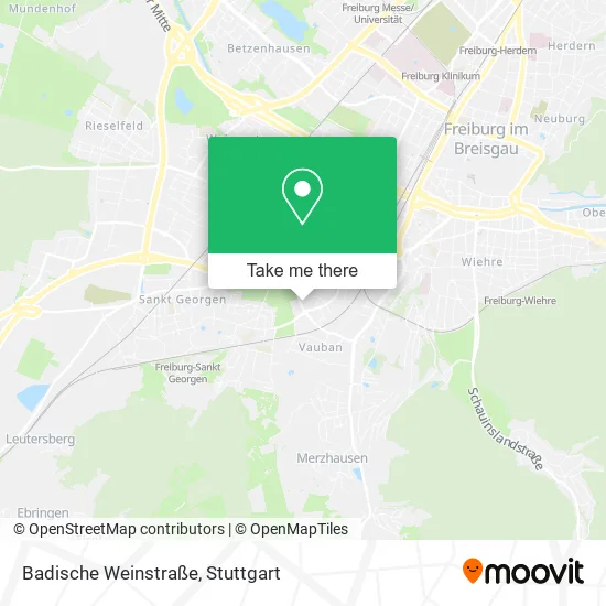 Карта Badische Weinstraße