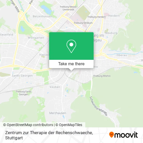 Карта Zentrum zur Therapie der Rechenschwaeche