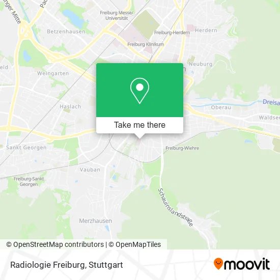 Карта Radiologie Freiburg