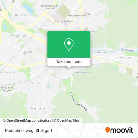 Карта Radschnellweg