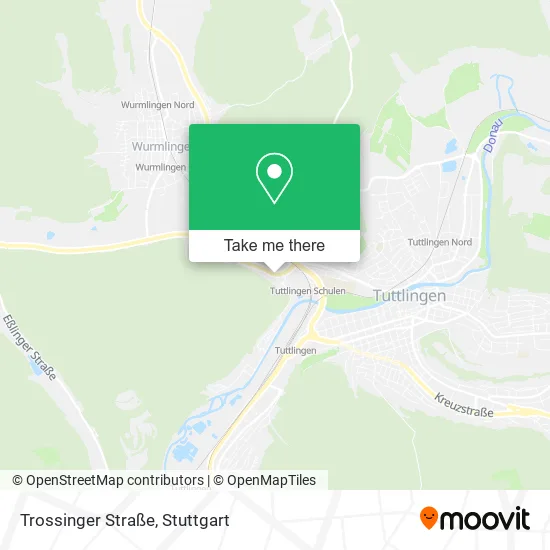 Карта Trossinger Straße