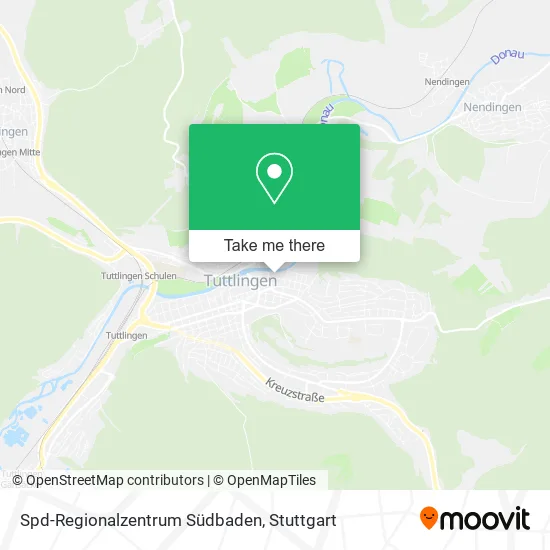 Карта Spd-Regionalzentrum Südbaden