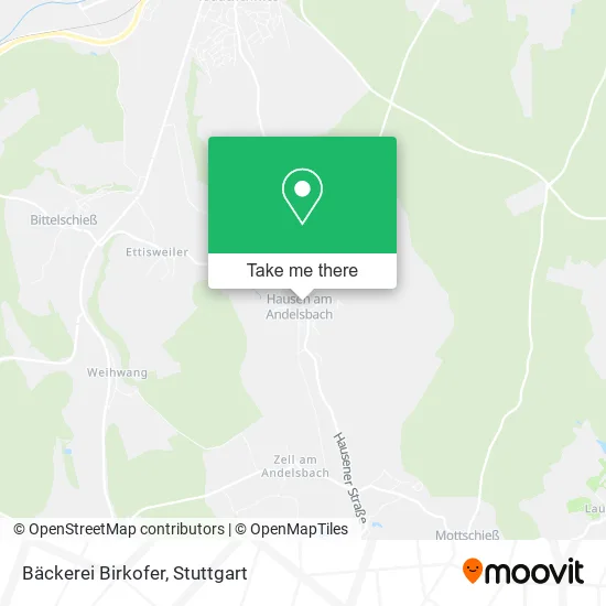 Карта Bäckerei Birkofer