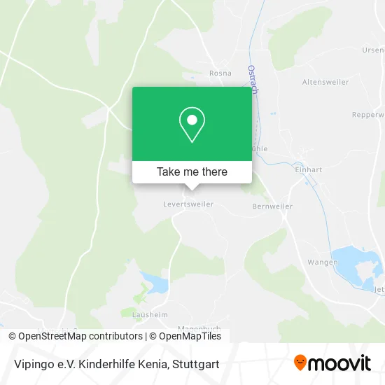 Карта Vipingo e.V. Kinderhilfe Kenia