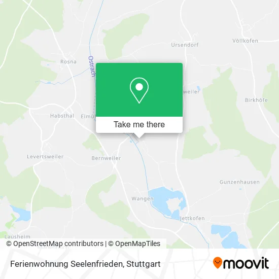 Карта Ferienwohnung Seelenfrieden