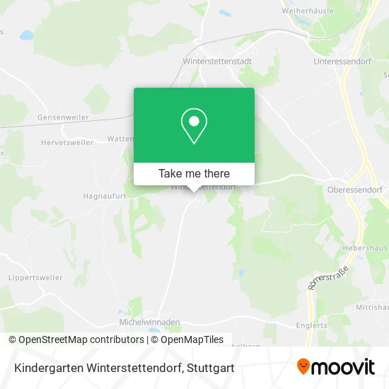 Карта Kindergarten Winterstettendorf