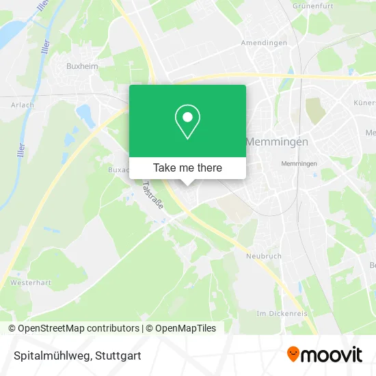 Карта Spitalmühlweg