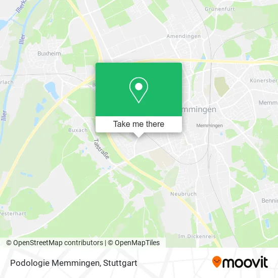 Карта Podologie Memmingen