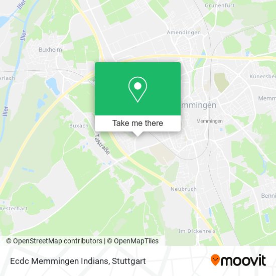 Ecdc Memmingen Indians map