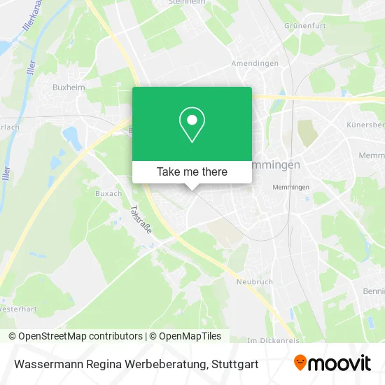 Карта Wassermann Regina Werbeberatung