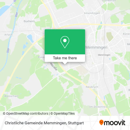 Карта Christliche Gemeinde Memmingen