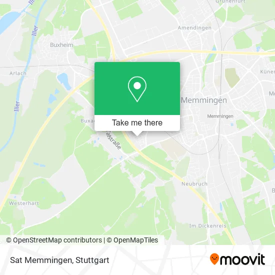 Карта Sat Memmingen