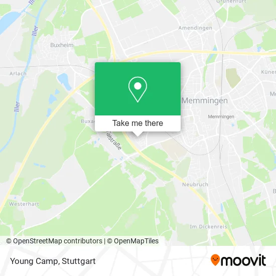 Карта Young Camp
