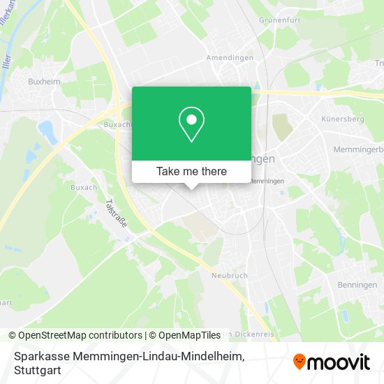 Sparkasse Memmingen-Lindau-Mindelheim map