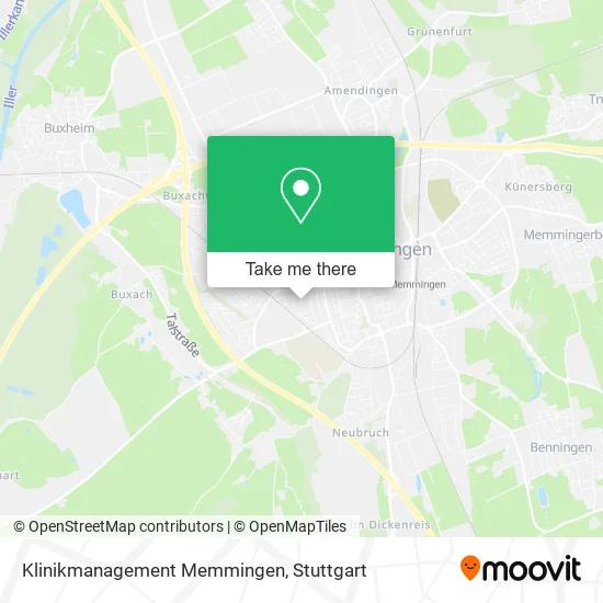 Карта Klinikmanagement Memmingen