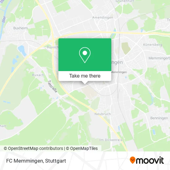 Карта FC Memmingen