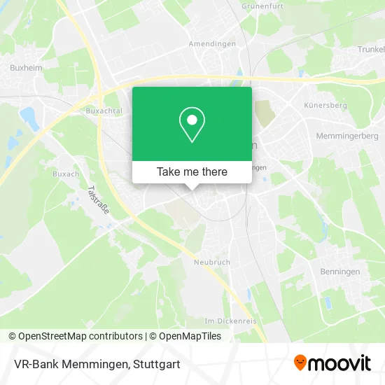 Карта VR-Bank Memmingen
