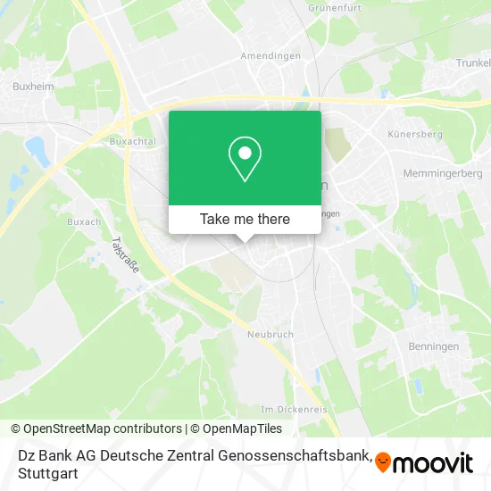 Карта Dz Bank AG Deutsche Zentral Genossenschaftsbank