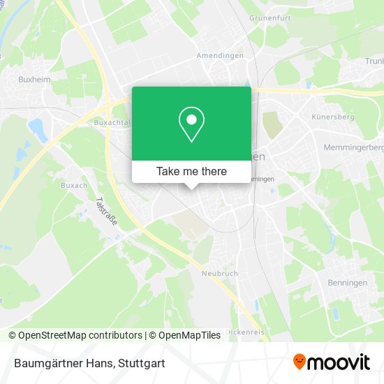 Baumgärtner Hans map