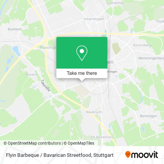 Flyin Barbeque / Bavarican Streetfood map