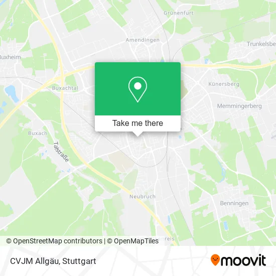 Карта CVJM Allgäu