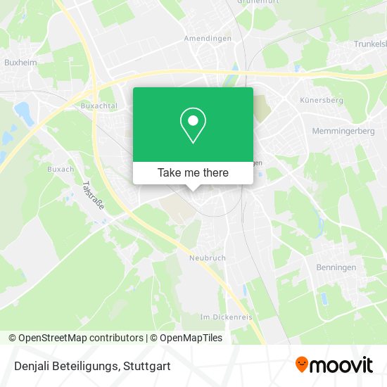 Denjali Beteiligungs map