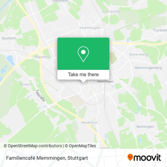 Familiencafé Memmingen map