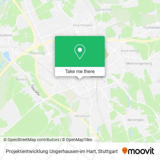 Карта Projektentwicklung Ungerhausen-im Hart