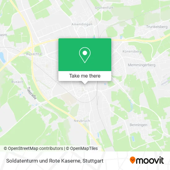 Карта Soldatenturm und Rote Kaserne