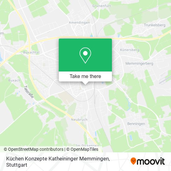 Карта Küchen Konzepte Katheininger Memmingen