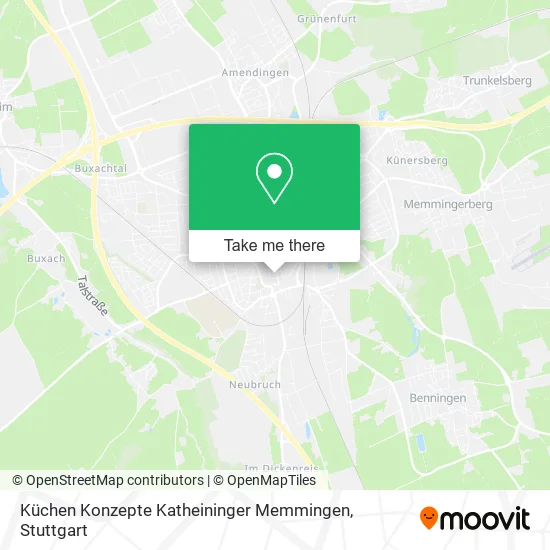 Карта Küchen Konzepte Katheininger Memmingen