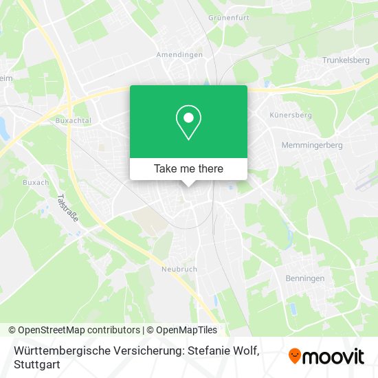 Карта Württembergische Versicherung: Stefanie Wolf