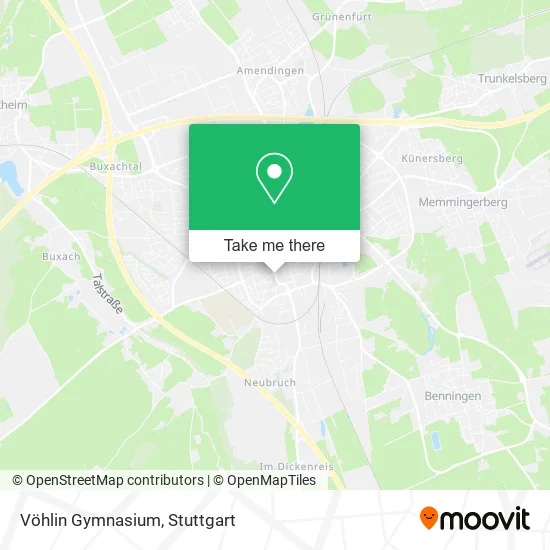 Карта Vöhlin Gymnasium