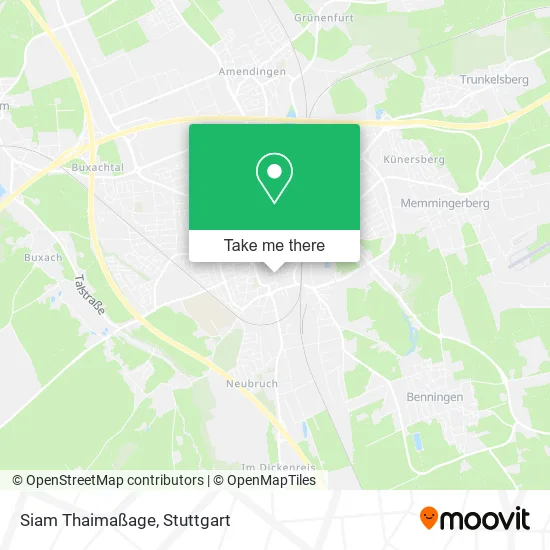 Карта Siam Thaimaßage