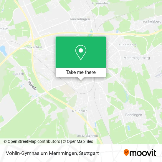 Карта Vöhlin-Gymnasium Memmingen