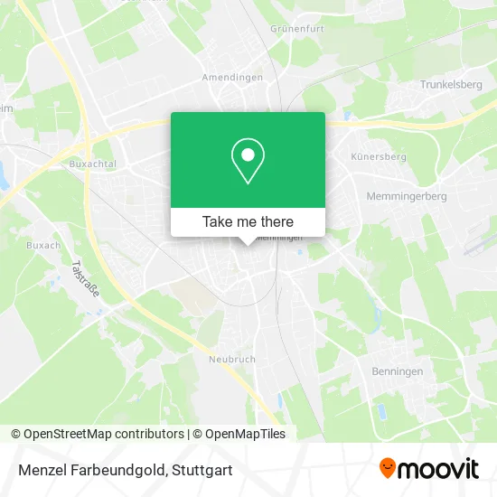 Карта Menzel Farbeundgold