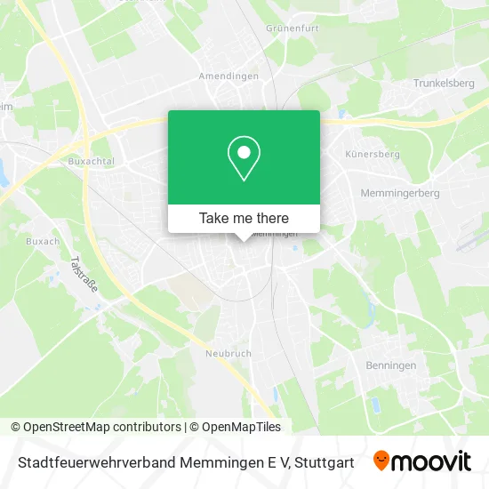 Карта Stadtfeuerwehrverband Memmingen E V