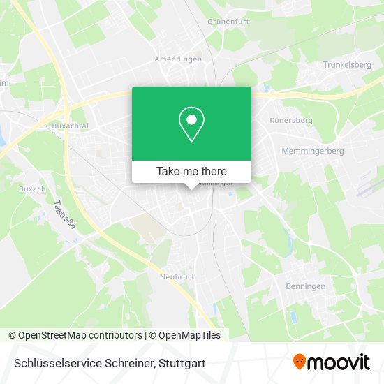 Schlüsselservice Schreiner map