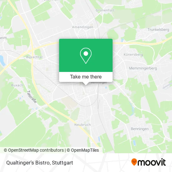 Карта Qualtinger's Bistro