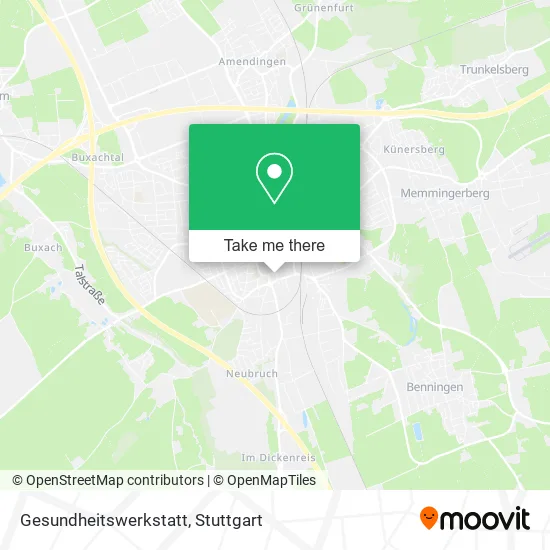 Карта Gesundheitswerkstatt
