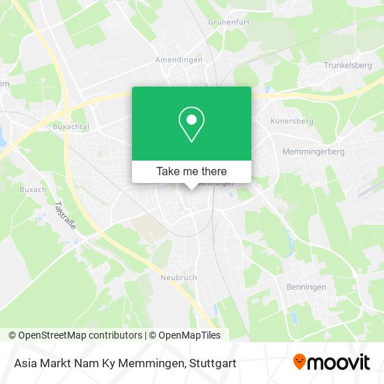 Asia Markt Nam Ky Memmingen map